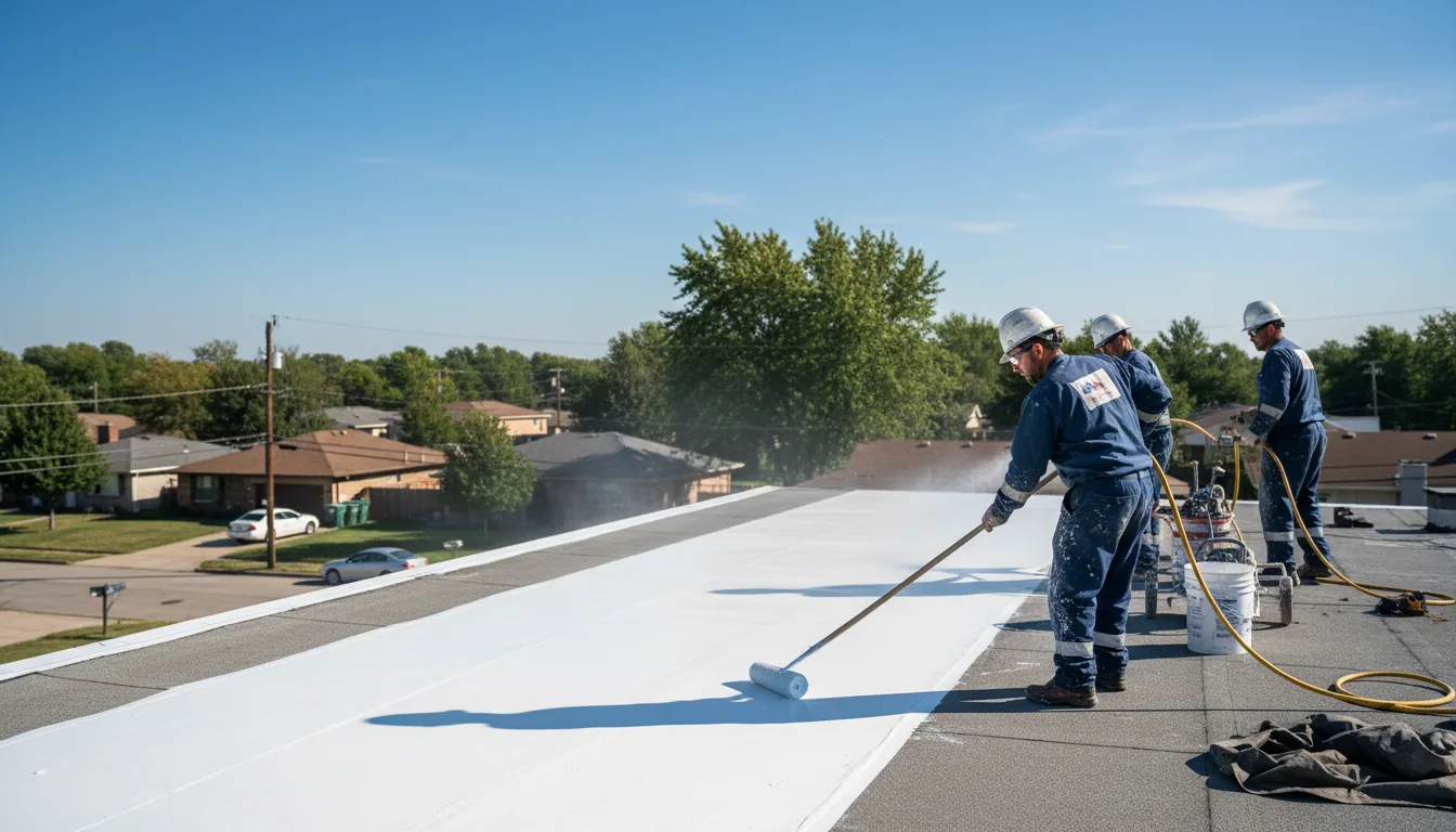 Commercial roof coating in Creal Springs, IL near me